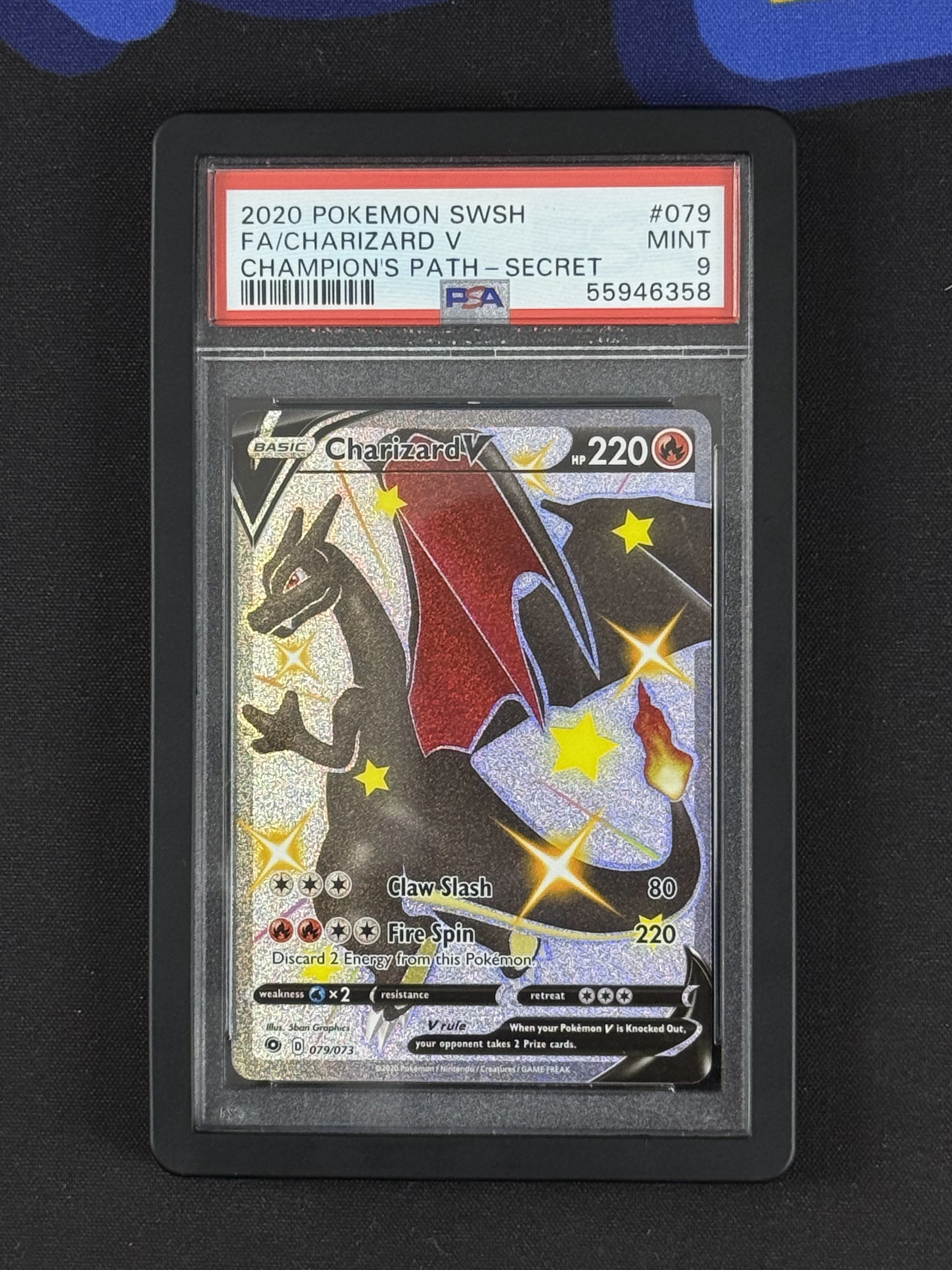 2022 CHARIZARD CHAMPIONS PATH PSA 9