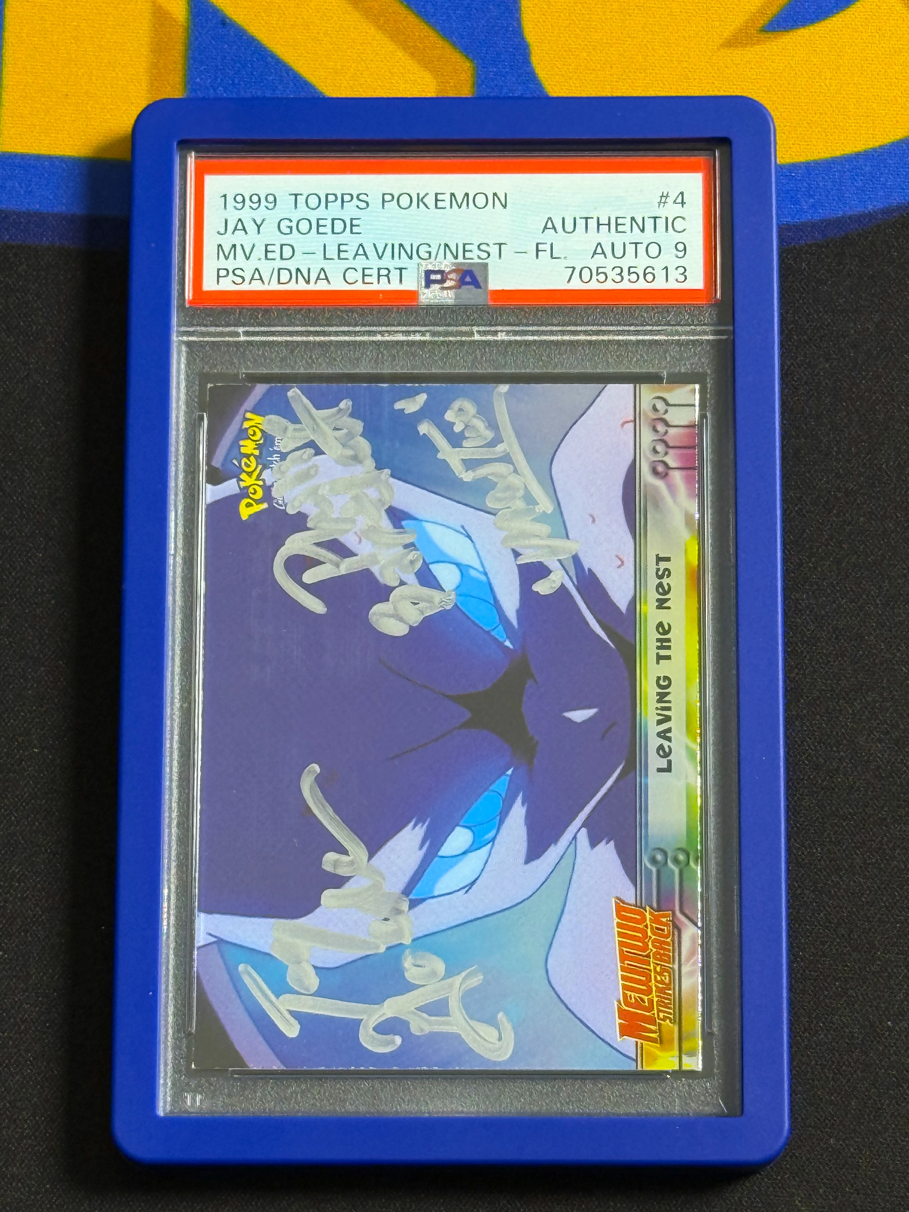 "1999 TOPPS POKEMON SIGNED BY JAY GOEDE "