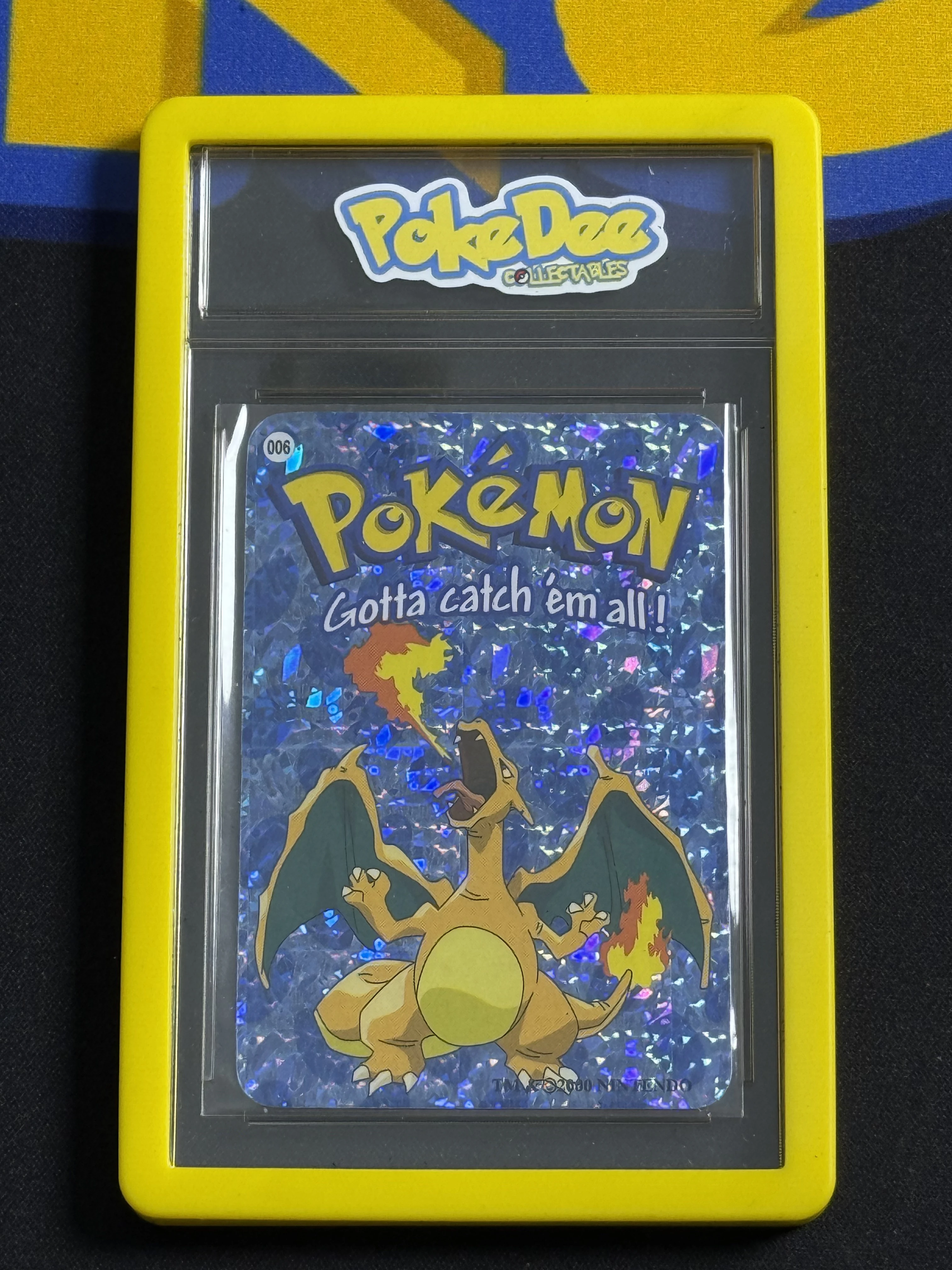 Charizard- Nintendo - 2000 Pokémon Vending Machine Prism Sticker Card #006