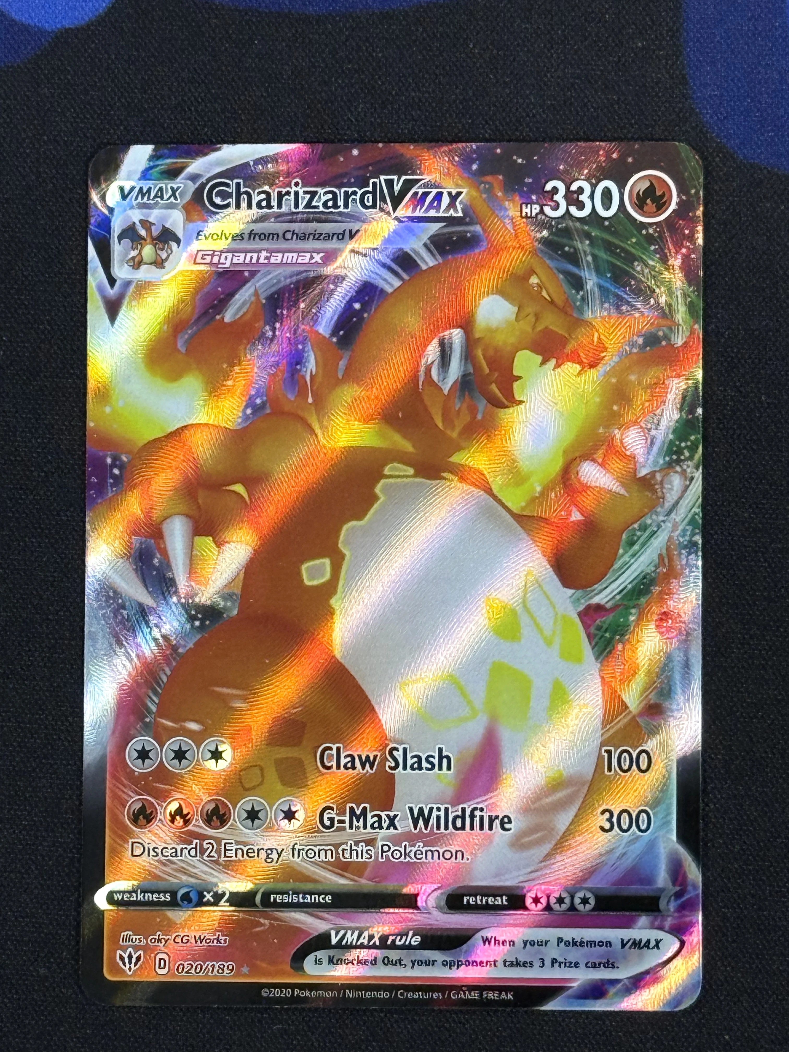 2020 CHARIZARD VMAX HP 330