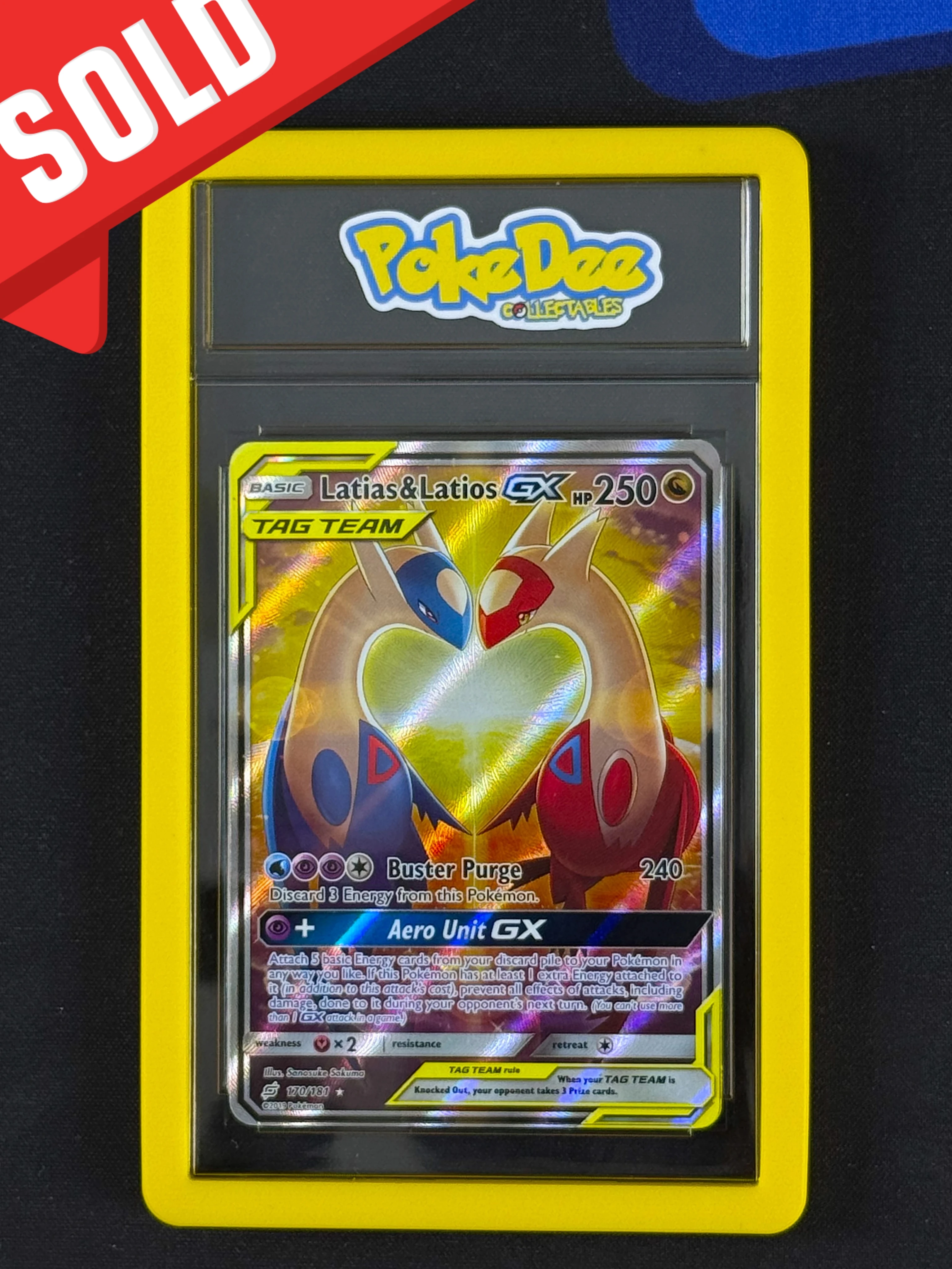 Latias & Latios GX (Alternate Full Art) 170/181 Sm-Team Up