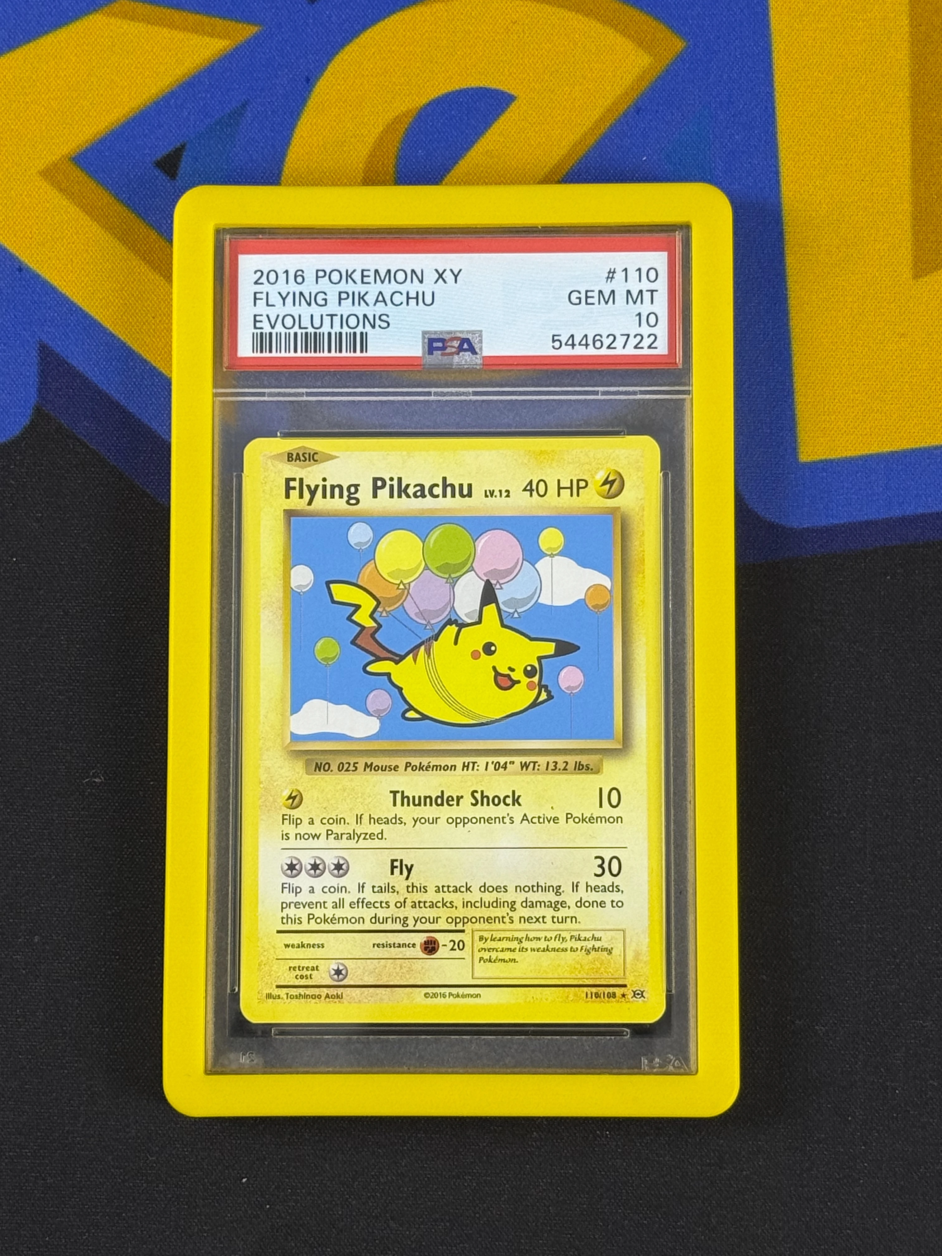 2016 Pokemon XY Evolutions Flying Pikachu #78 PSA 10