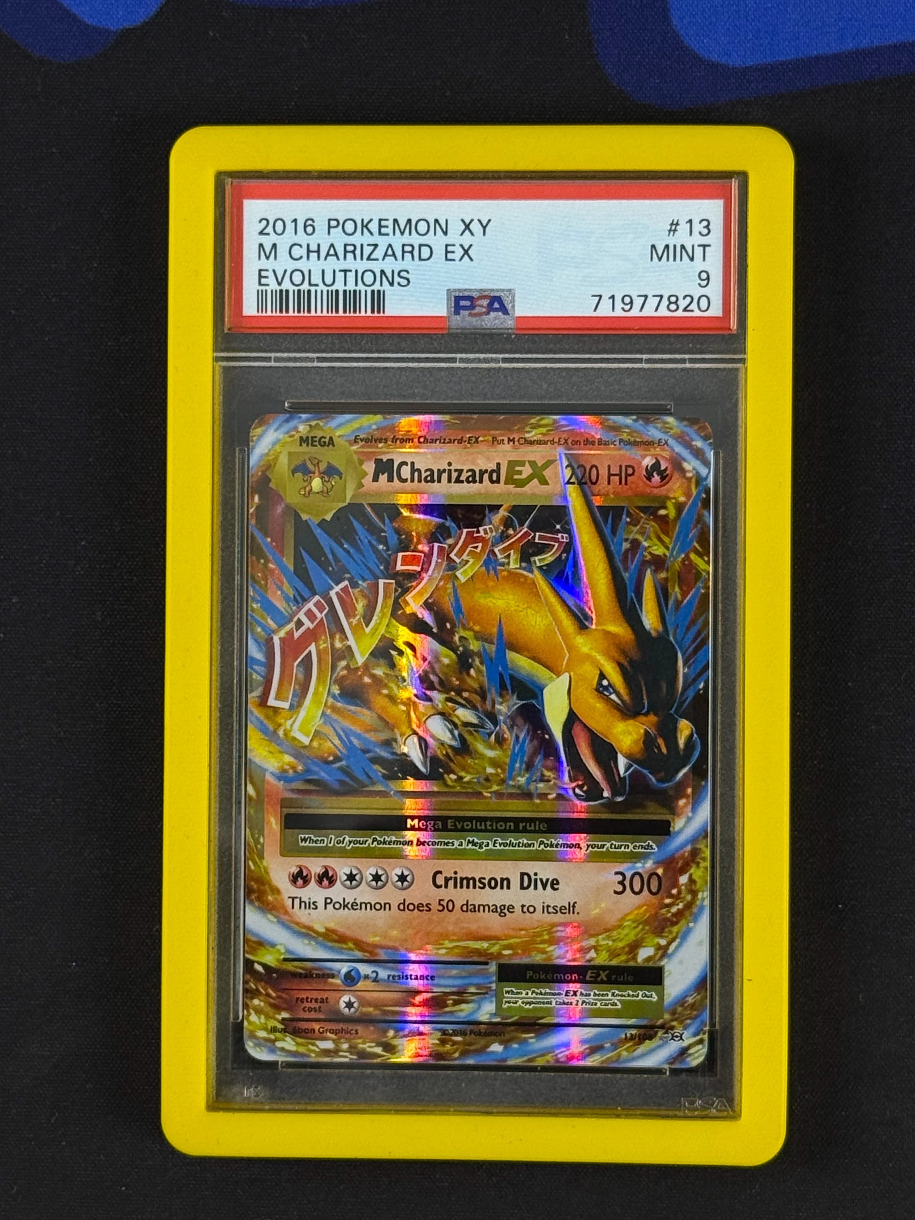 Pokemon XY Evolutions 13/108 M Charizard EX English PSA 9